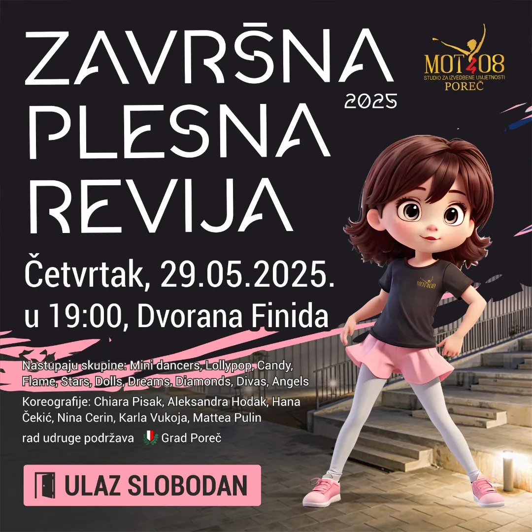 Završna plesna revija Studija za izvedbene umjetnosti “MOT 08” 