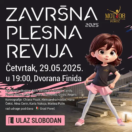 Završna plesna revija Studija za izvedbene umjetnosti “MOT 08” 